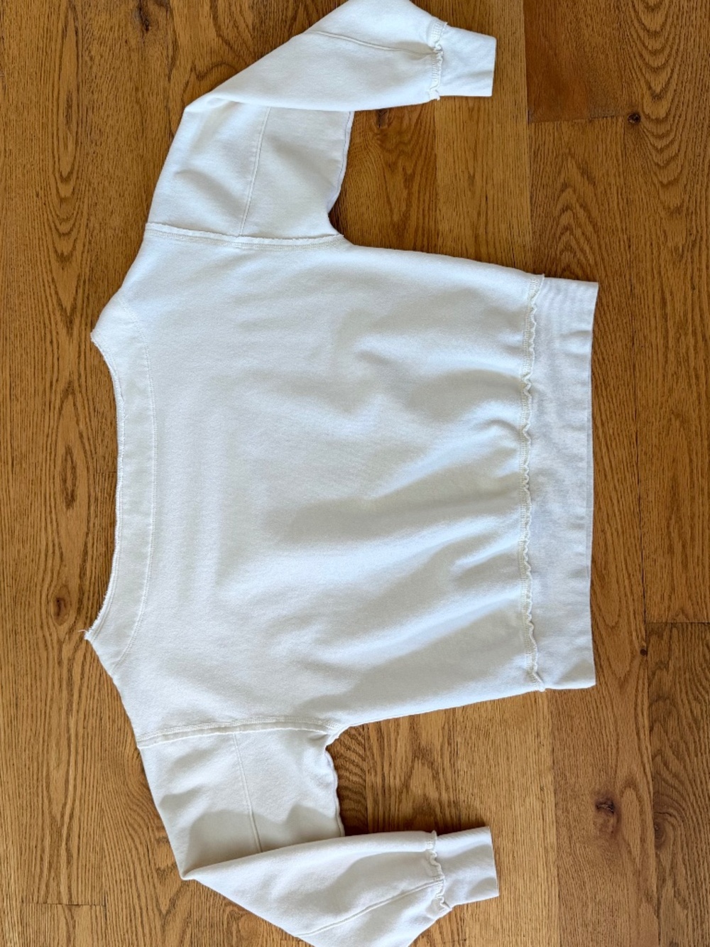 American Eagle Outfitters Cream Scoop Neck Pullover Sweater (Size XS) - Picture 6 of 6